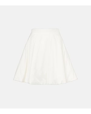 Moncler High-rise Midi Skirt - White