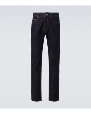 Tod's Mid-Rise Straight Jeans - Blau