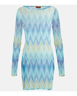 Missoni Zig Zag Beach Dress - Blue