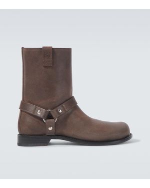 Loewe Bikerstiefel Campo Aus Leder - Braun