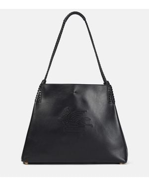 Etro Borsa media libra in pelle - Nero