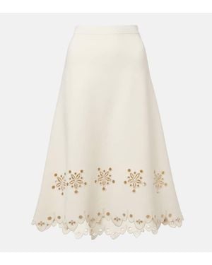 Altuzarra Midirock Melly Aus Crepe - Natur