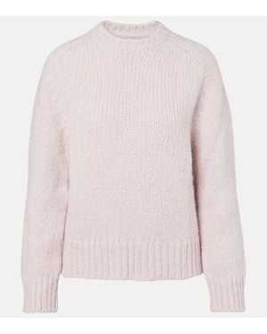 Jil Sander Alpaca And Mohair-Blend Jumper - Pink
