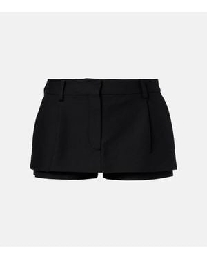 Acne Studios Cotton Satin Skort - Black
