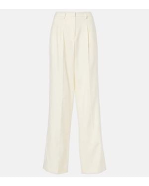 Magda Butrym Pantaloni A Gamba Larga - Bianco