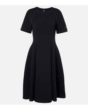 Marni Cotton-Blend Jersey Midi Dress - Black
