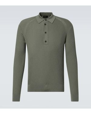 Brioni Polopullover Aus Wolle - Grün