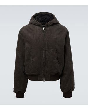 Our Legacy Jacke Bank Aus Cord - Schwarz