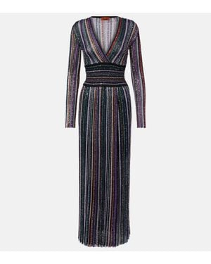 Missoni Sequined Striped Gown - Blue