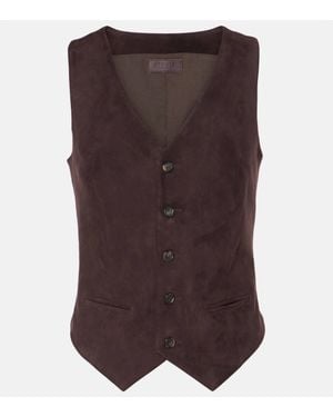 Stouls Capone Suede Vest - Brown