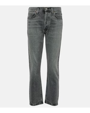 Citizens of Humanity Charlotte High-Rise Straight Jeans - Gray