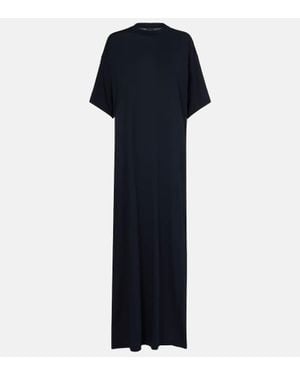 Balenciaga Maxikleid Cocoon Aus Jersey - Blau