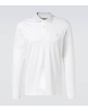 Brunello Cucinelli Polopullover Aus Baumwolle - Weiß
