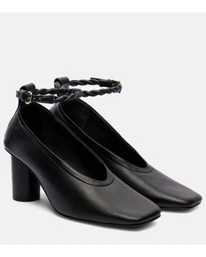 A.Emery Amos 70 Leather Court Shoes - Black