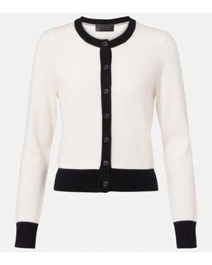 Nili Lotan Meadow Cashmere Cardigan - White