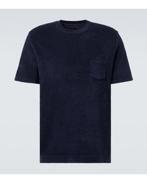 Thom Sweeney Hemd Aus Frottee - Blau
