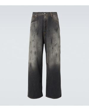 Acne Studios Jeans A Gamba Larga 2023M - Grigio