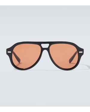 Brunello Cucinelli Aviator-Sonnenbrille Paul - Braun