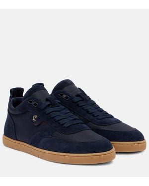 Christian Louboutin Tutti Rui Suede Trainers - Blue