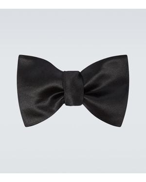 Brunello Cucinelli Fliege Aus Satin - Schwarz