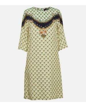 Etro Floral Minidress - Green