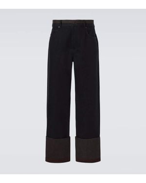 Loewe Wide-Leg Jeans - Schwarz
