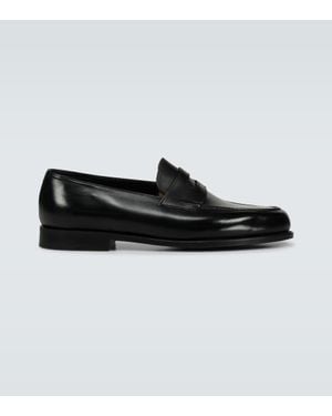 John Lobb Loafers Lopez aus Leder - Schwarz