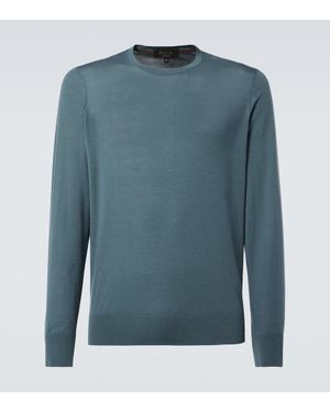 Loro Piana Pullover Aus Schurwolle - Blau