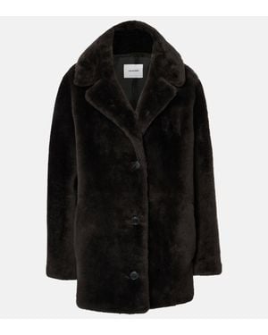 Yves Salomon Shearling Jacket - Black