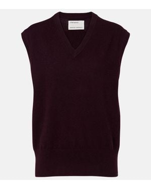 Extreme Cashmere Pullunder N°243 Spencer - Rot