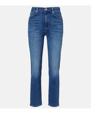 Citizens of Humanity Caia High-Rise Straight Jeans - Blue