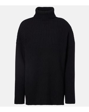 Frankie Shop Rollkragenpullover Lindall Aus Einem Wollgemisch - Blau