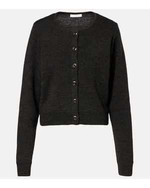 Lemaire Cardigan Aus Strick - Schwarz