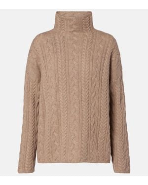 Max Mara Pullover Genova Aus Wolle Und Kaschmir - Braun