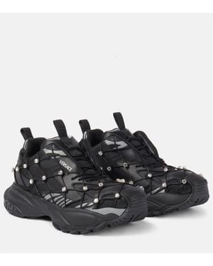 Versace Mercury M_vs_02 Mesh Trainers - Black