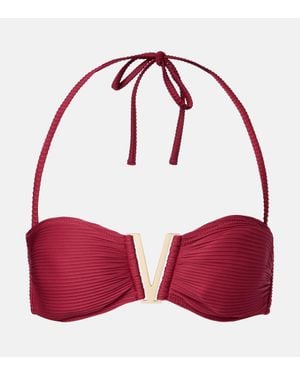 Heidi Klein Bikini-Oberteil Cassis - Rot