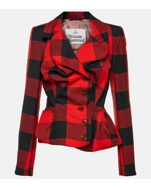 Vivienne Westwood Blazer Drunken Tailored - Rosso