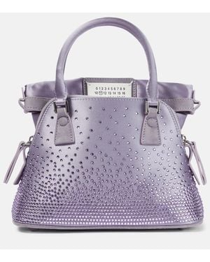 Maison Margiela Borsa A Spalla 5Ac Classique Micro - Viola