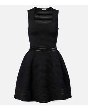 Jonathan Simkhai Minikleid Lottie Aus Rippstrick - Schwarz