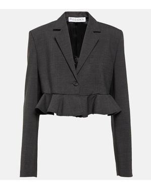 ジャケット Jw Anderson White Stretch Polyester Blend Blazer JW Anderson Stretch Polyester Blend Blazer in White | Lyst
