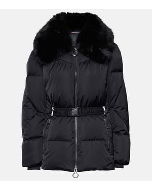 Fusalp Skijacke Vela Mit Faux Fur - Schwarz