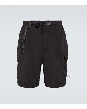and wander Oversized Cargo Shorts - Black