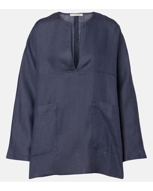 Asceno Top Oversize - Blu