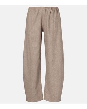 KHAITE Weite Hose Clover Aus Baumwolle - Natur