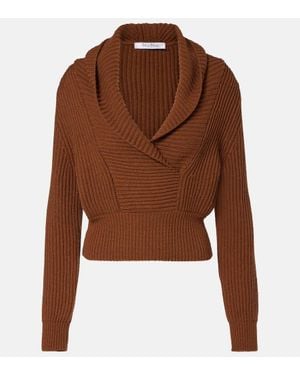 Max Mara Wool And Cashmere Jumper - Brown