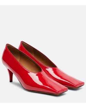 Stella McCartney Faux Leather Pumps - Red