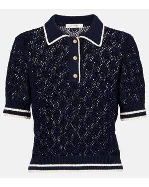 FRAME Polo Raccourci Rookie - Bleu