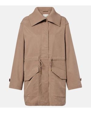 Varley Parka Beckton Aus Twill - Natur