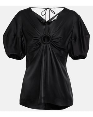 Stella McCartney V-Neck Top - Black