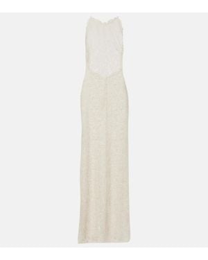Alexandra Miro Maxikleid Arabella Aus Spitze - Weiß